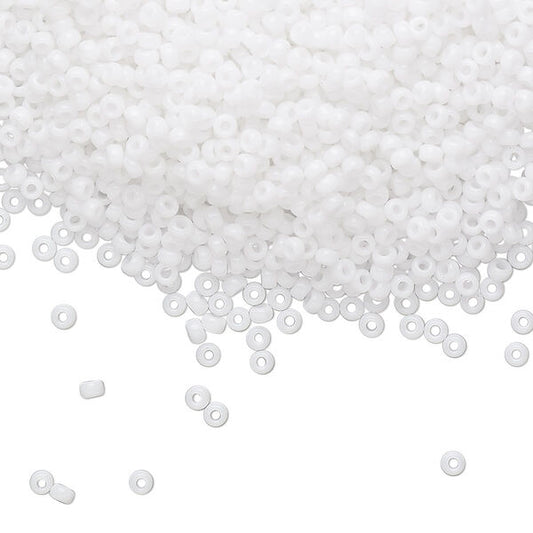 Miyuki Round Seed Beads 11/0 Opaque White (402)