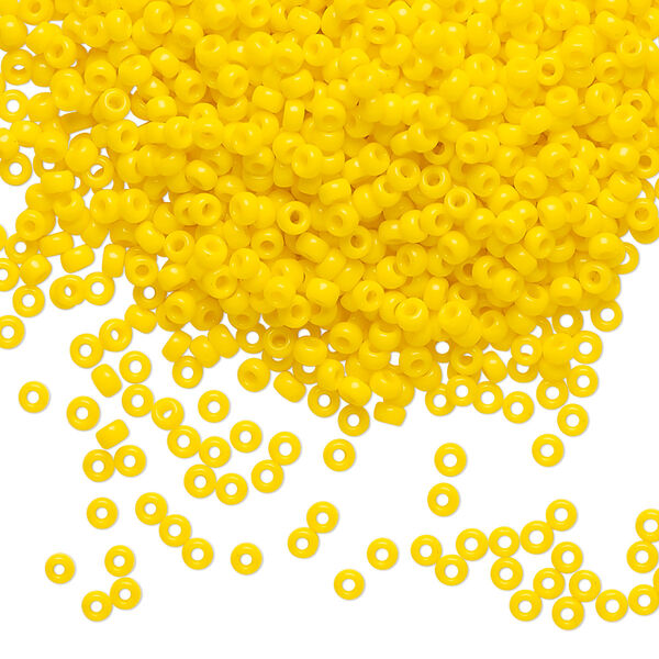 Miyuki Round Seed Beads 11/0 Opaque Canary (404D)