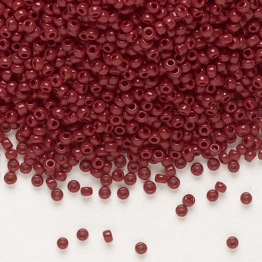 Miyuki Round Seed Beads 11/0 Opaque Currant (419)